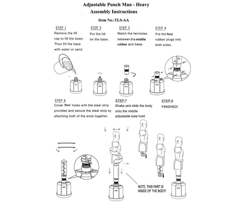 Generic Freestanding Punching Dummy XL