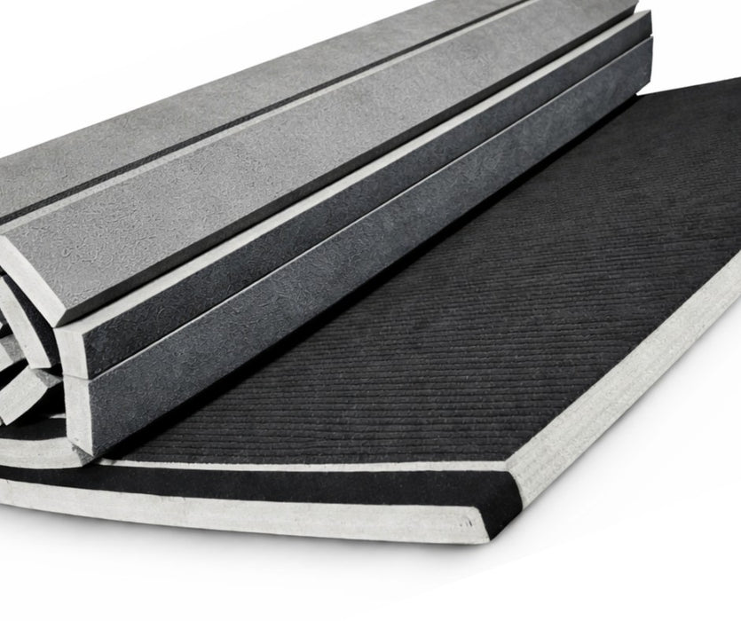 12m x 1.5m x 40mm Roll Out Mats Velcro **Black**