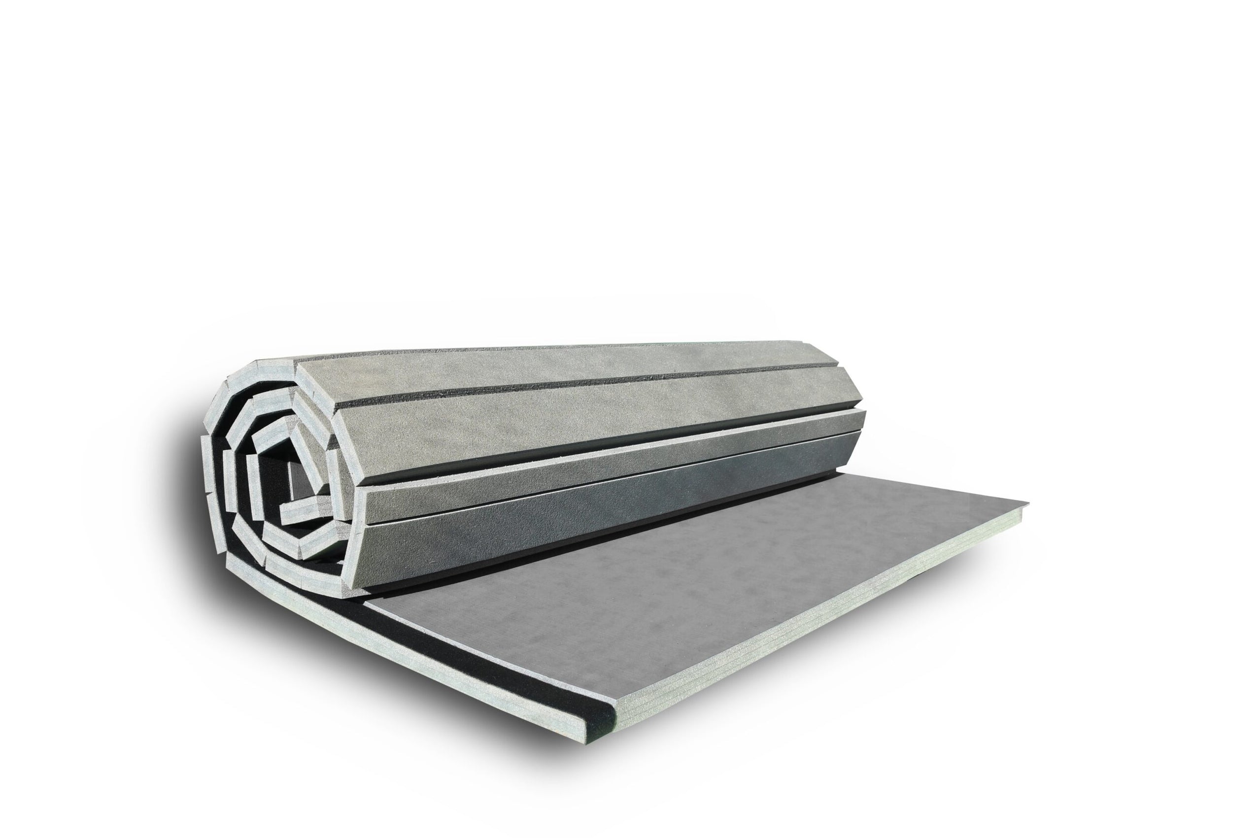 9m x 1.5m x 40mm Roll Out Mats Velcro Grey — Jigsawmats4martialarts