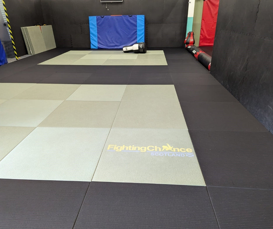 Judo Mat 1m x 1m x 40mm **Black** — Jigsawmats4martialarts