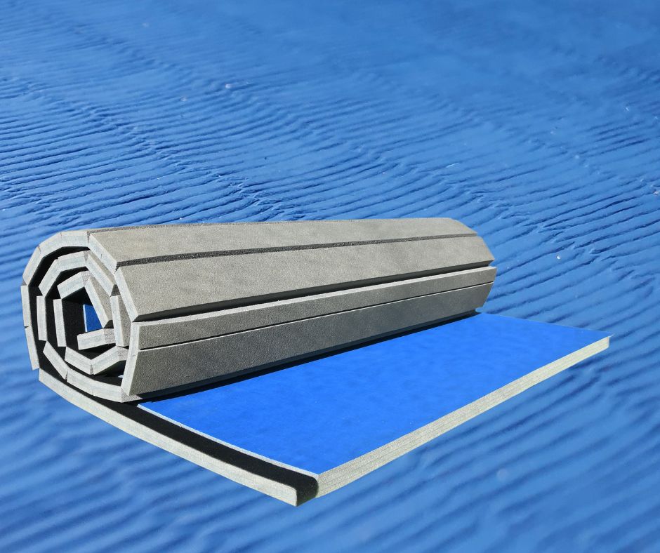 3m Blue Rollaway Mats: Rapid Deployment for MMA Flooring %%page%% %%sep ...