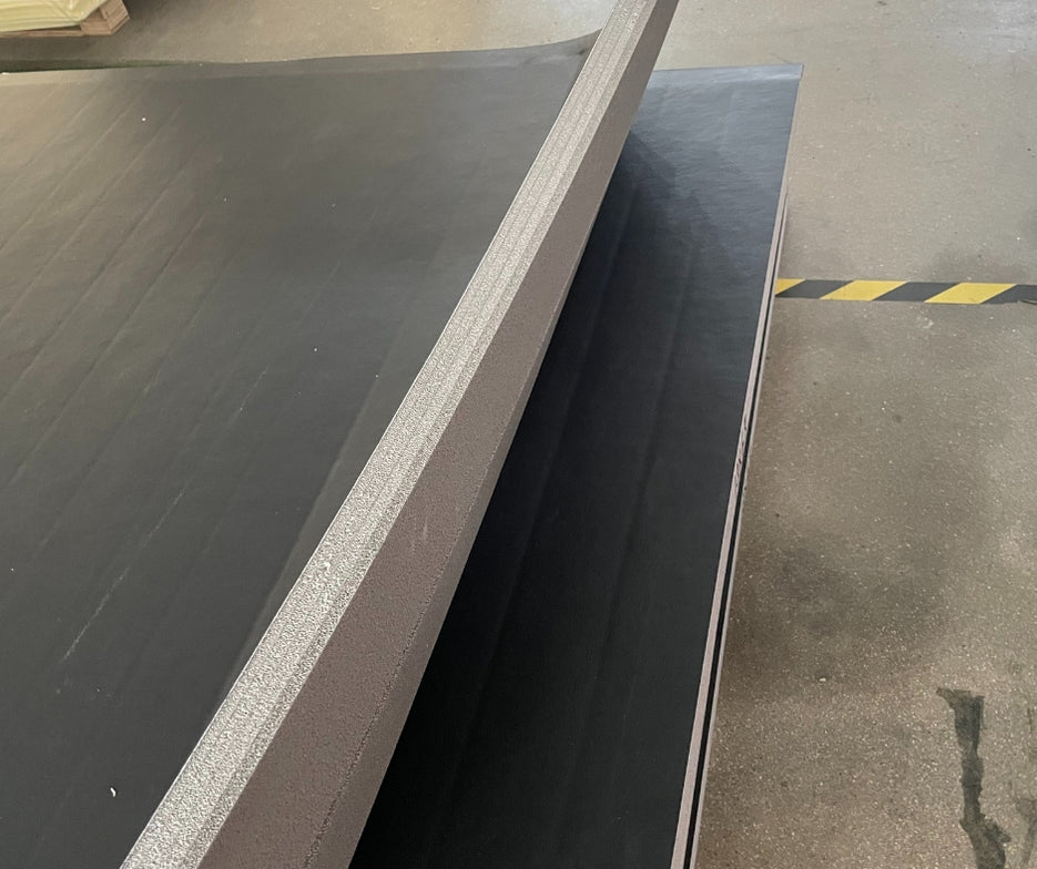 6m x 1.5m x 40mm Roll Out Mats - SMOOTH - Velcro **BLACK ...